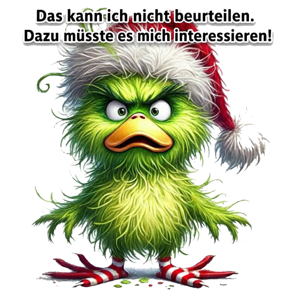 Das kann ich nicht beurteilen...